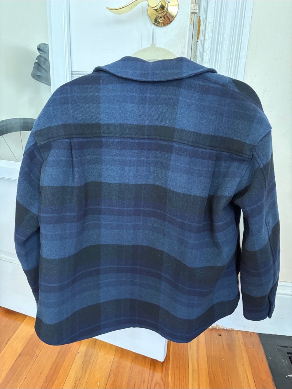 Blue Plaid Button Jacket - Picture 8 of 8